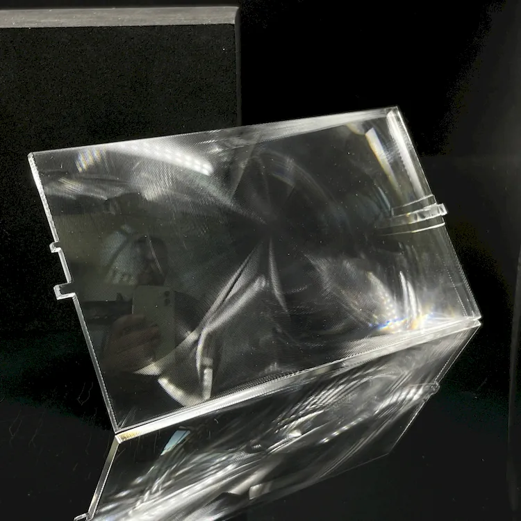 Heat-Resistant Polymer Fresnel Lens | 4 Inch